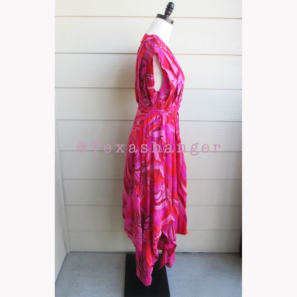 NWT Farm Rio Endless Summer V Neck Midi Dress S Small - Picture 9 of 16